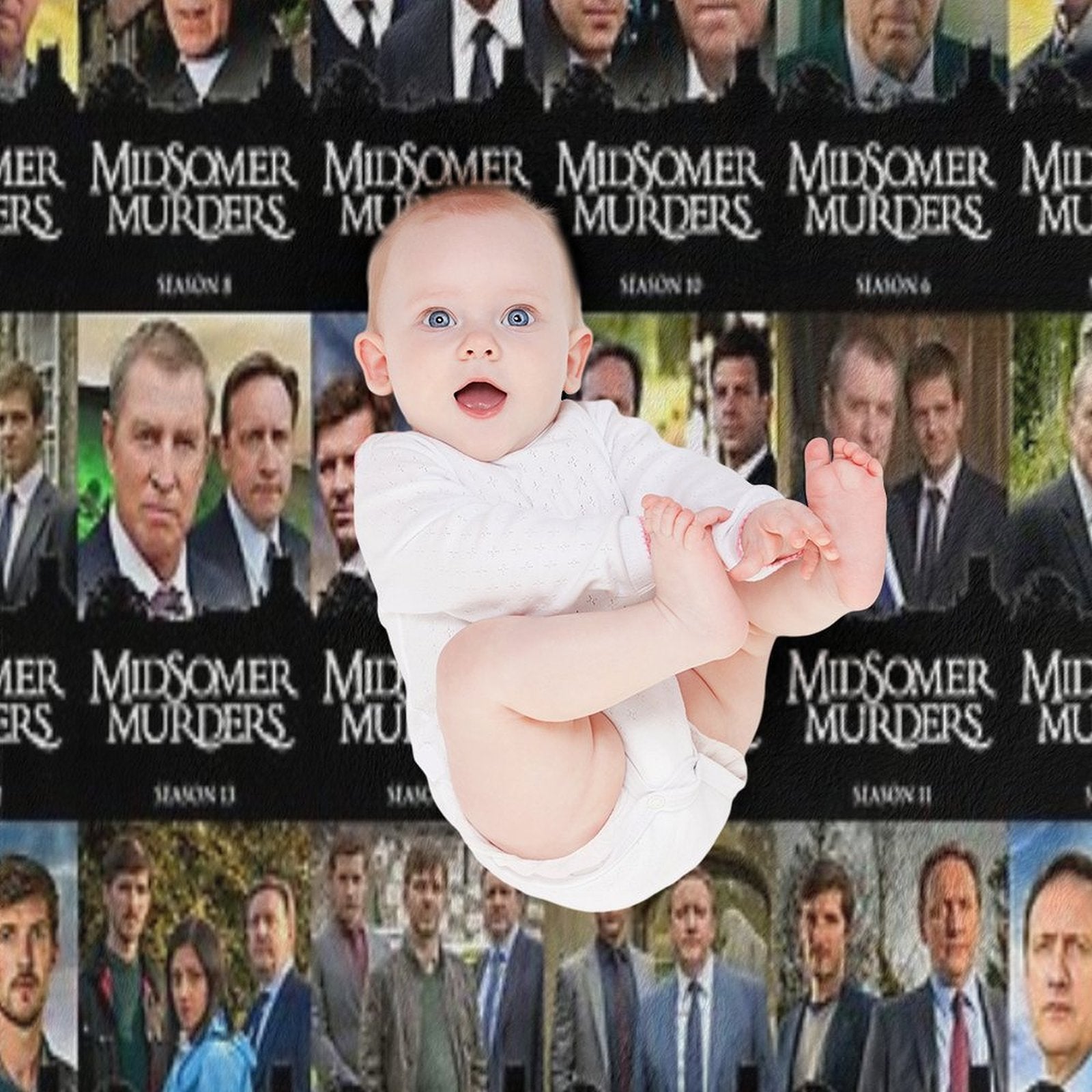 20 Seasons in Midsomer - Pattern Comfort Throw Blanket