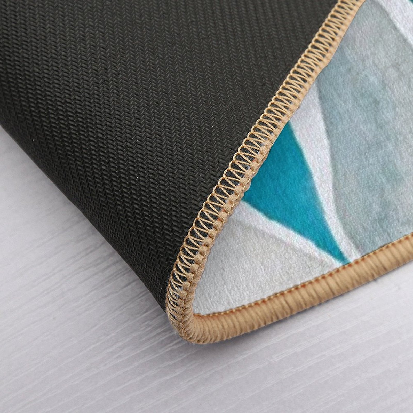 Abstract Leaf  Odorless Bath Mat