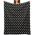 Cute Square And Star Pattern Versatility Throw Blanket