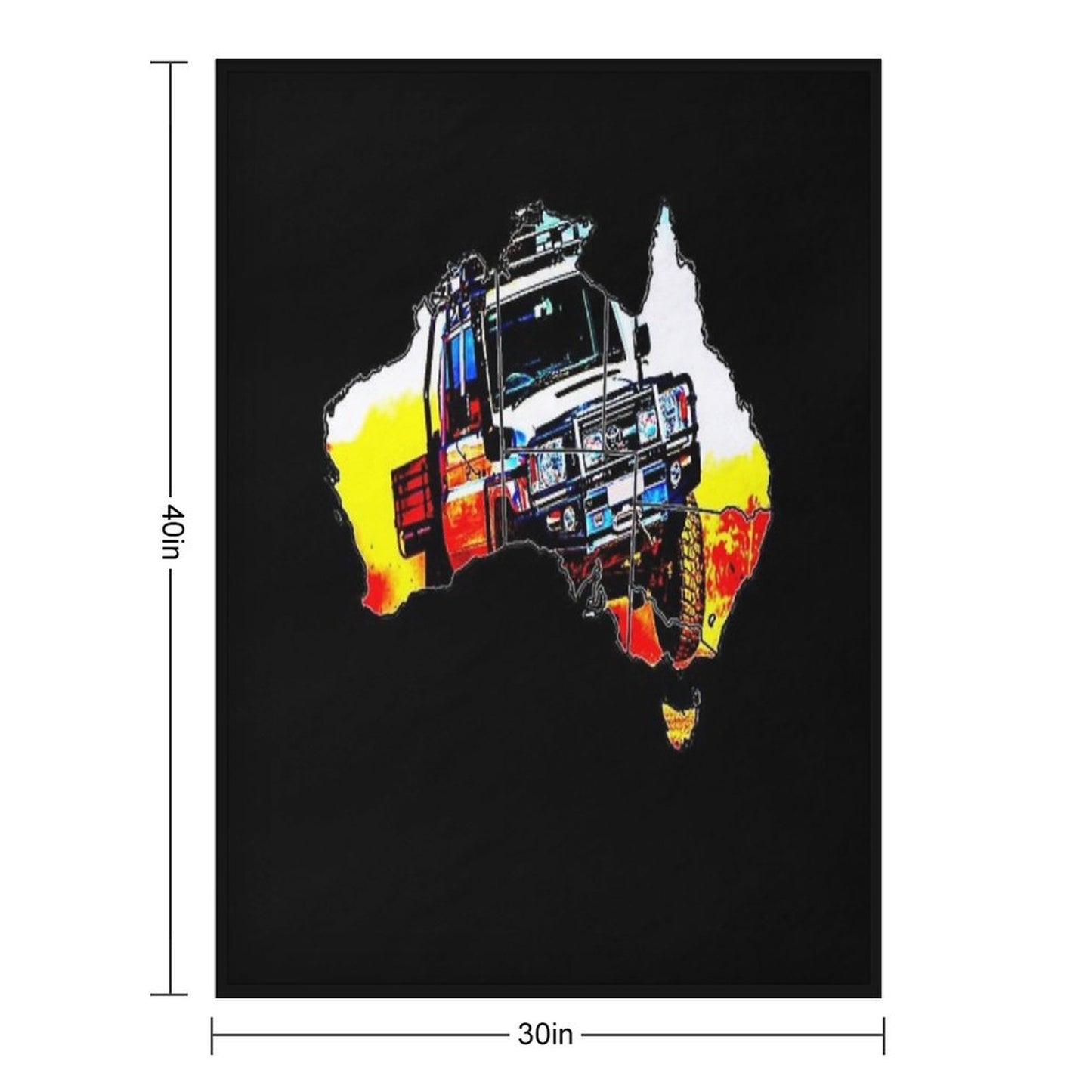 Toyota Land Cruiser 79 4wd 4x4 Lightweight Throw Blanket