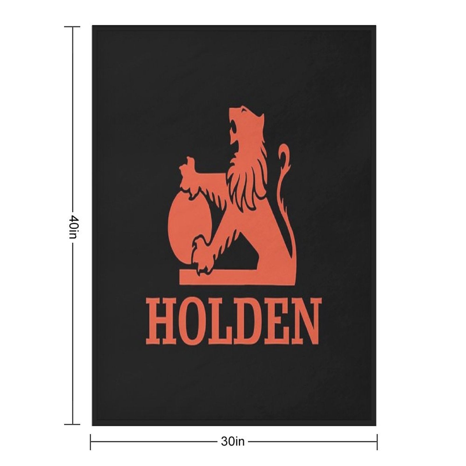 Holden Vintage Logo Versatility Throw Blanket