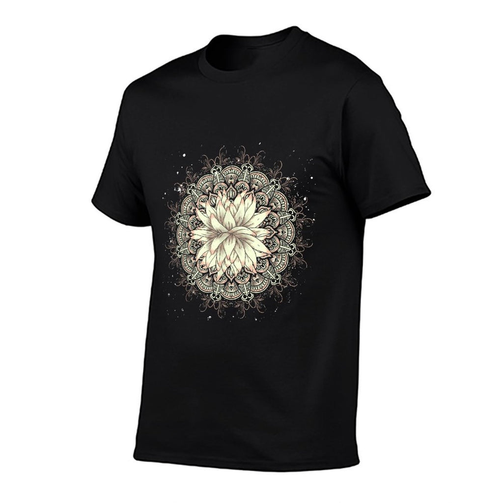 Buddhist Flower Blossom Prana Art Spiritual Lotus Mandala  Breathable T-Shirt