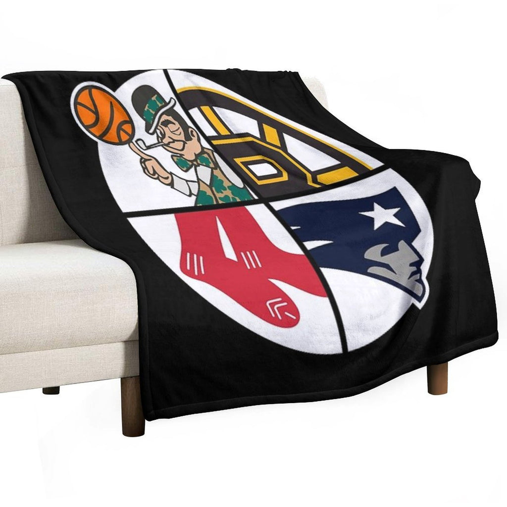 Boston Sports Velvety-soft Throw Blanket