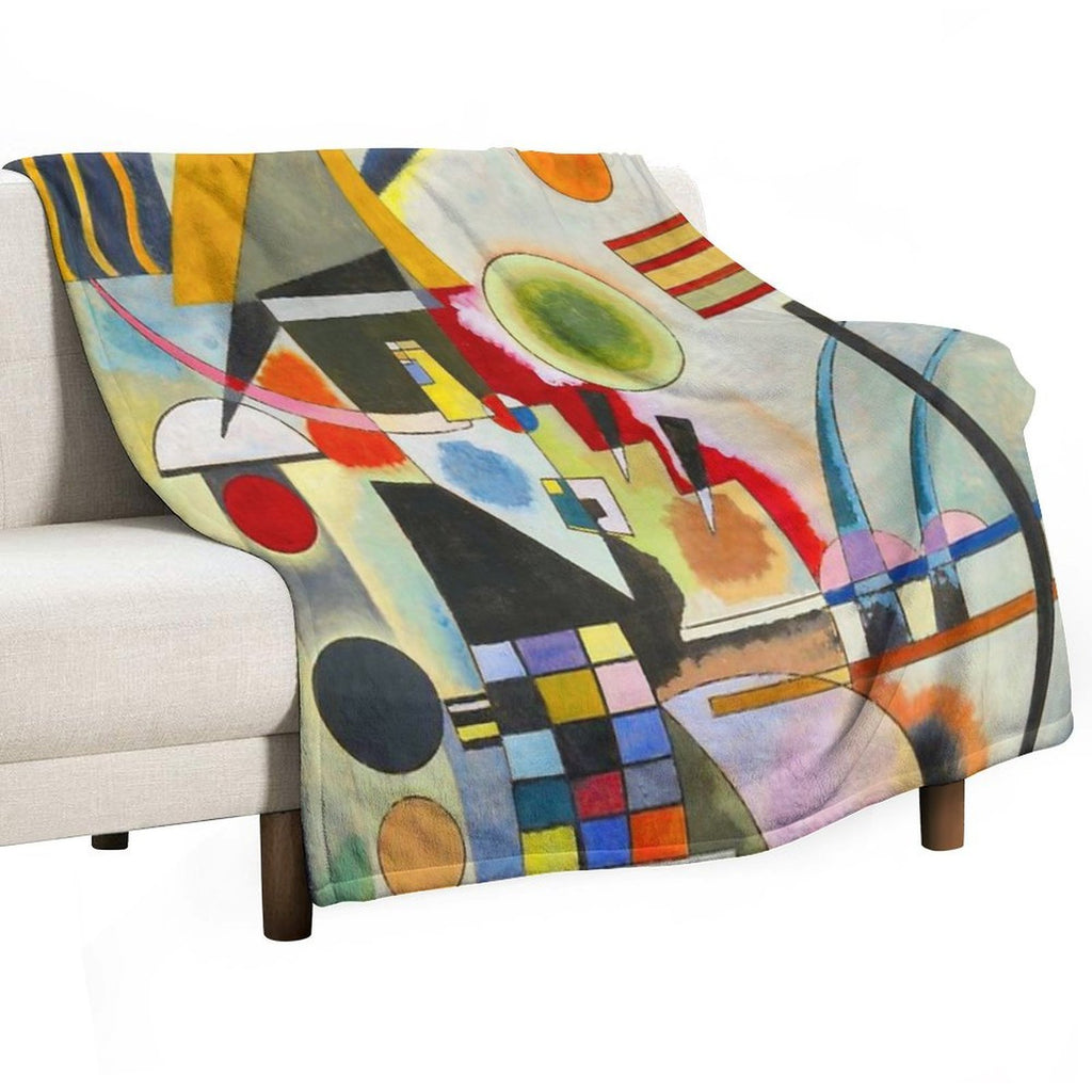 Kandinsky  Swinging Plush Throw Blanket
