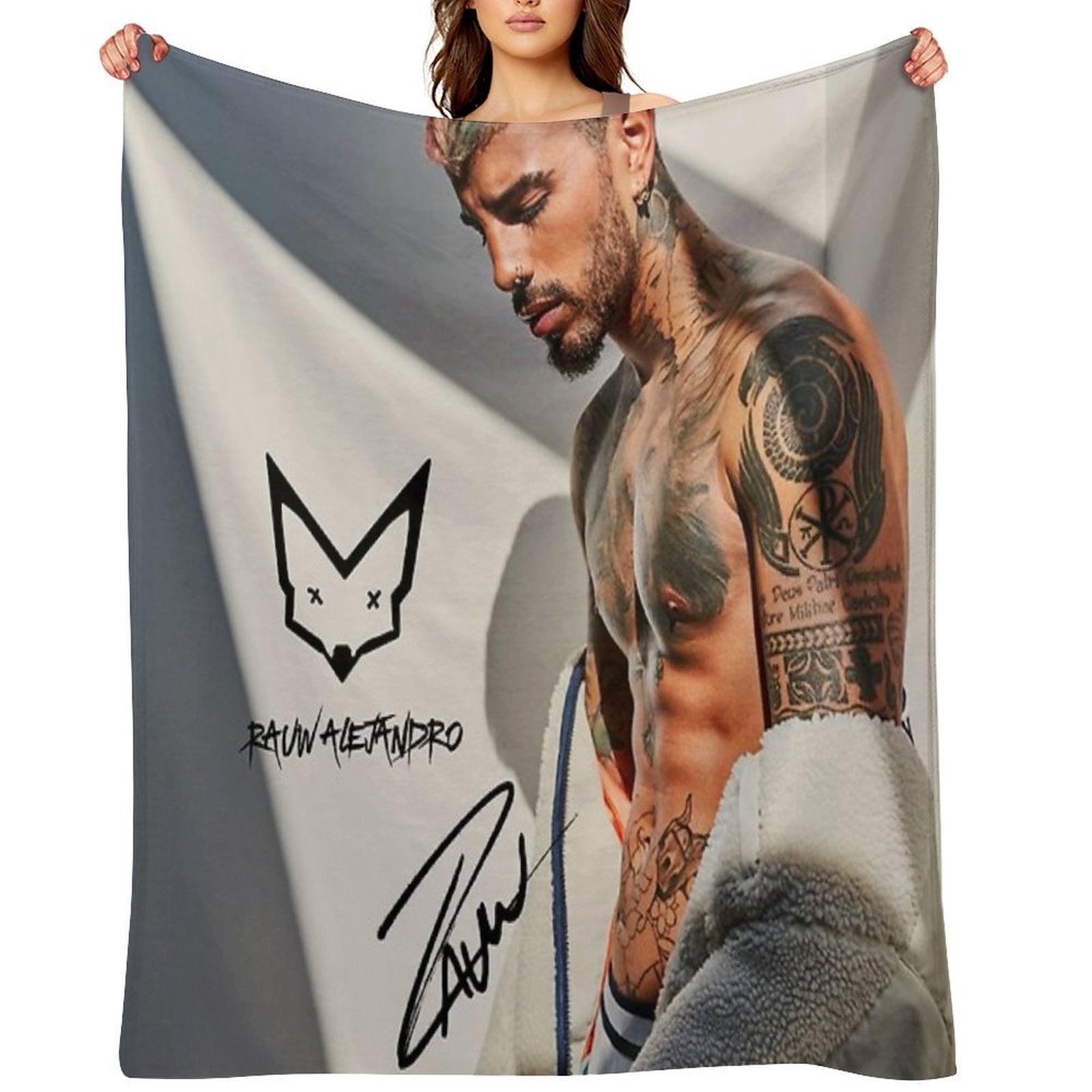 Alejandro with Signature Machine-washable Throw Blanket