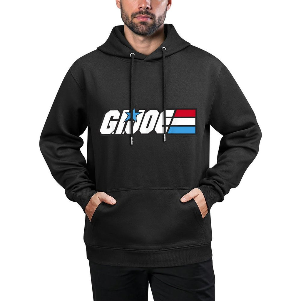 G.I. Joe American Hero Red White  Blue Simple Logo Moisture-Wicking Hoodie