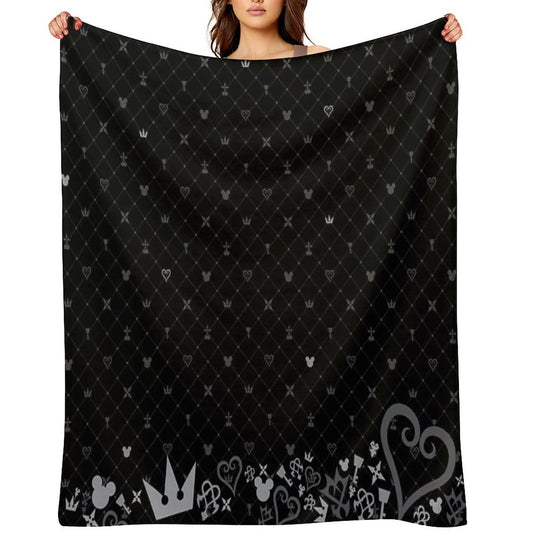 Kingdom Hearts Pattern2 Anti-pilling Throw Blanket