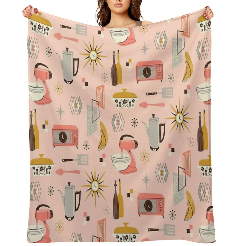 Atomic Kitchen Lightweight Throw Blanket