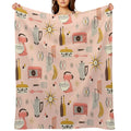 Atomic Kitchen Lightweight Throw Blanket