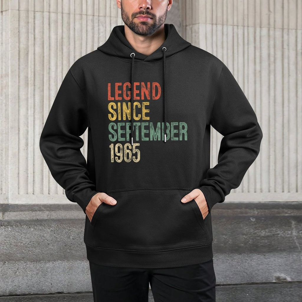 Legend 1965 60th Birthday Gifts for Men Women 60 Year Old Machine Washable Hoodie