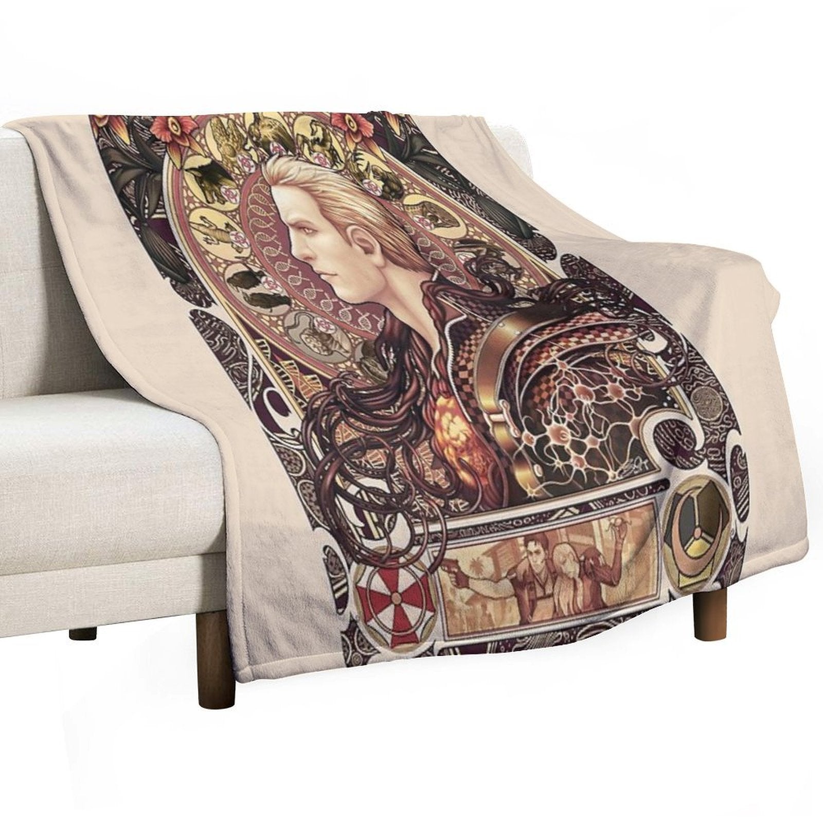 Biohazard Zodiac Durable Throw Blanket