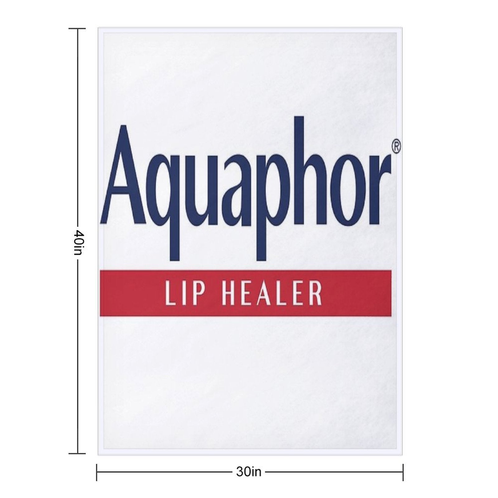 Aquaphor Machine-washable Throw Blanket