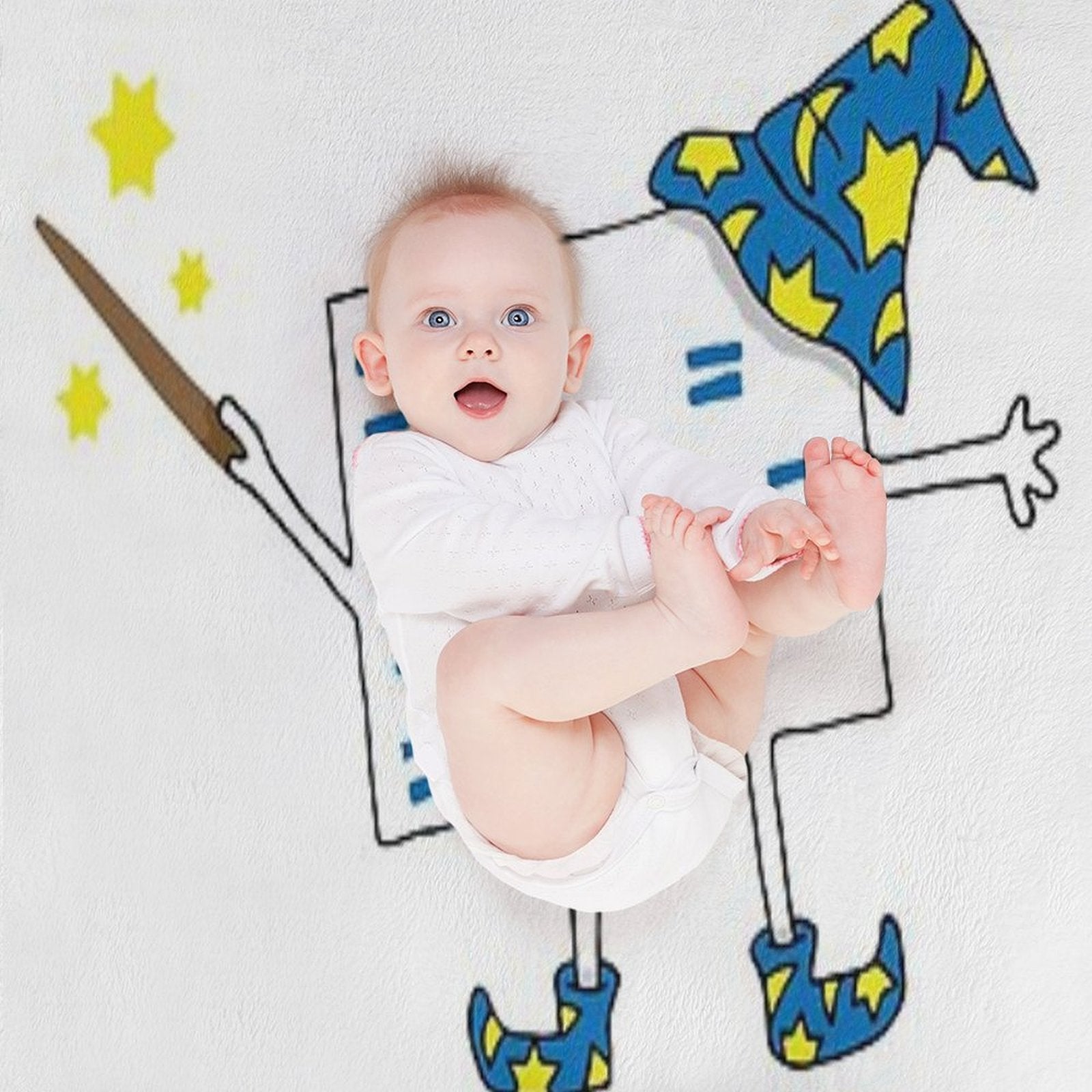 Western Blot Wizard, He Loves Cell Biology! Anti-pilling Throw Blanket