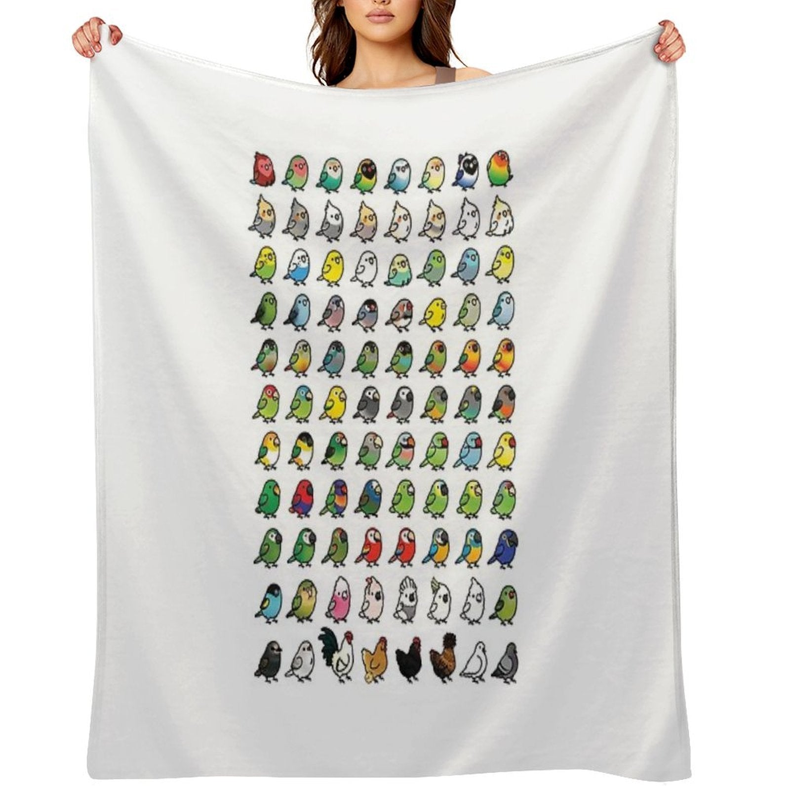 Everybirdy Collection Gift-ready Throw Blanket
