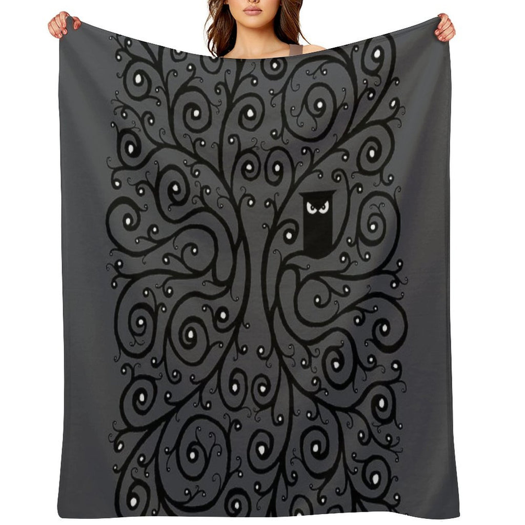 The Owl Easy Care Throw Blanket