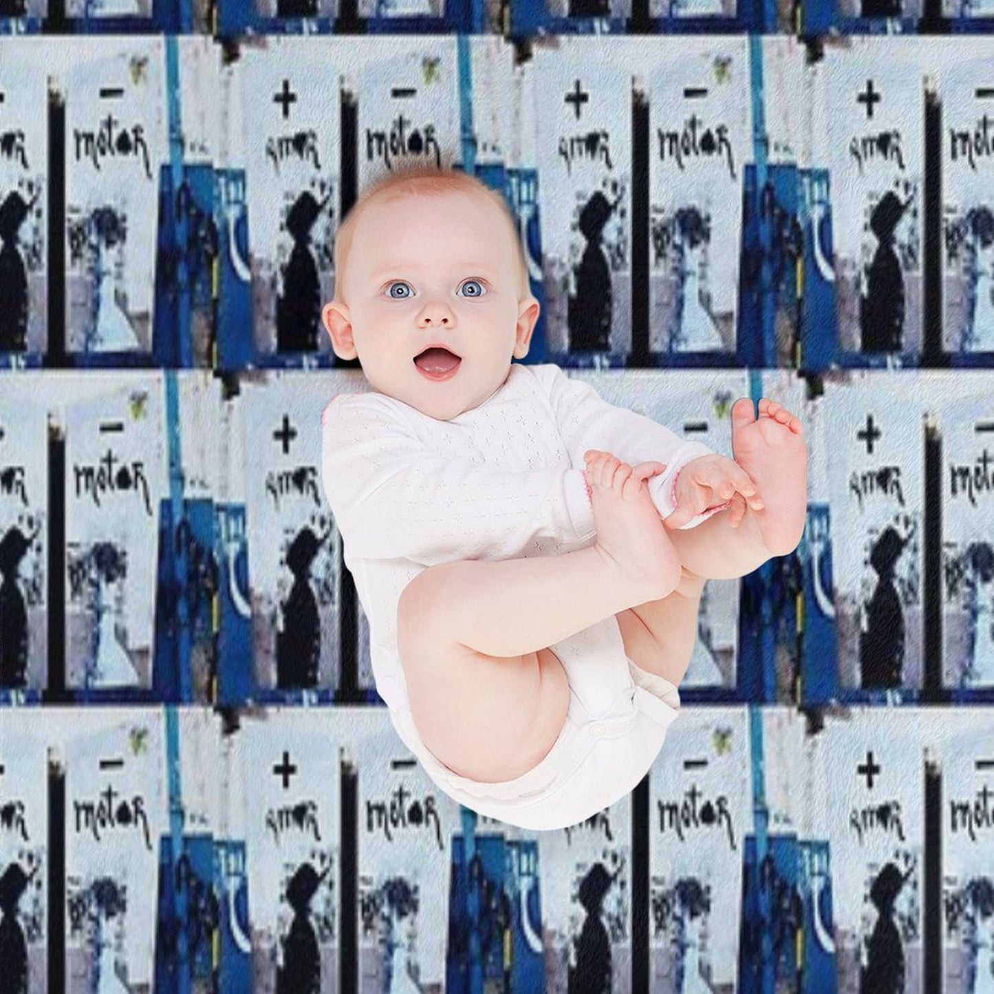 + Love - Engine Machine-washable Throw Blanket