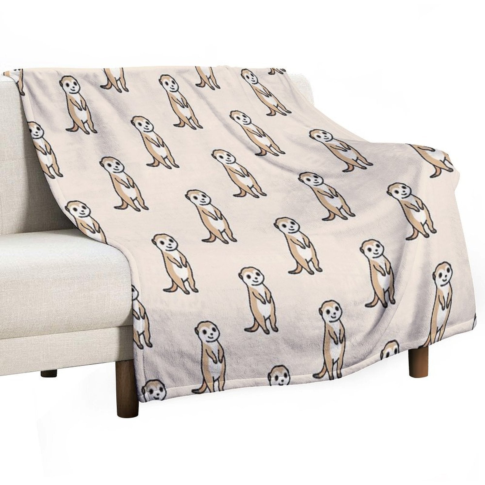 Meerkat Durable Throw Blanket
