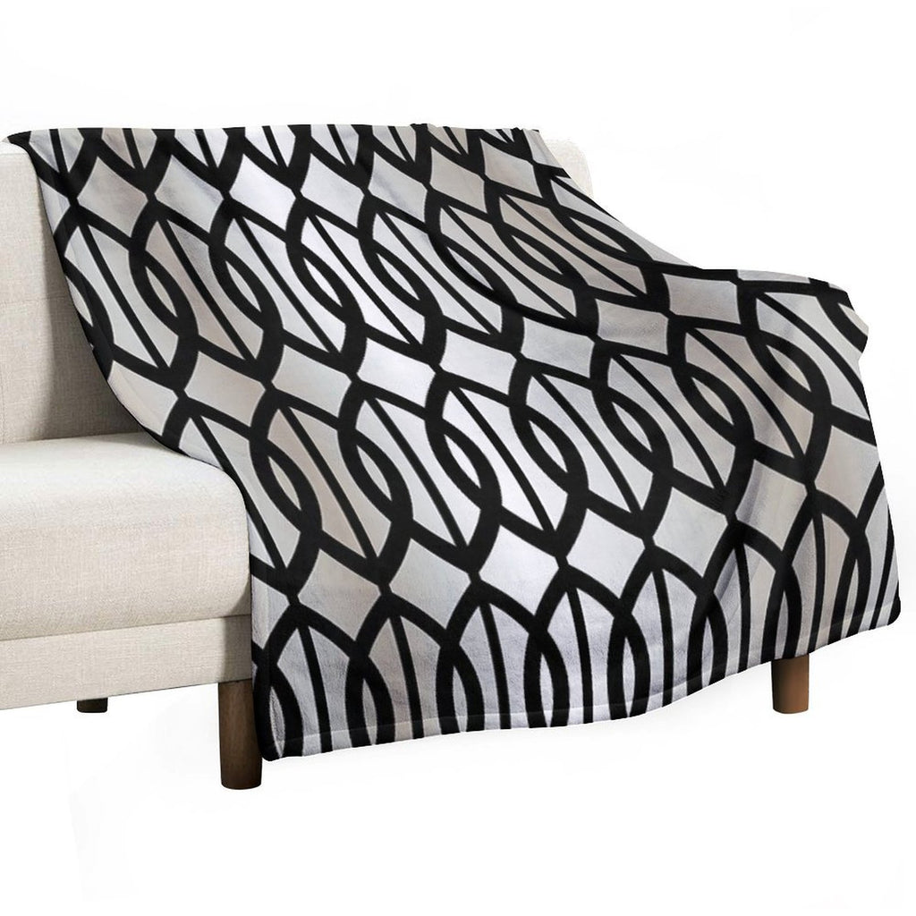 Geometric Decorative Pattern  11 Premium Throw Blanket