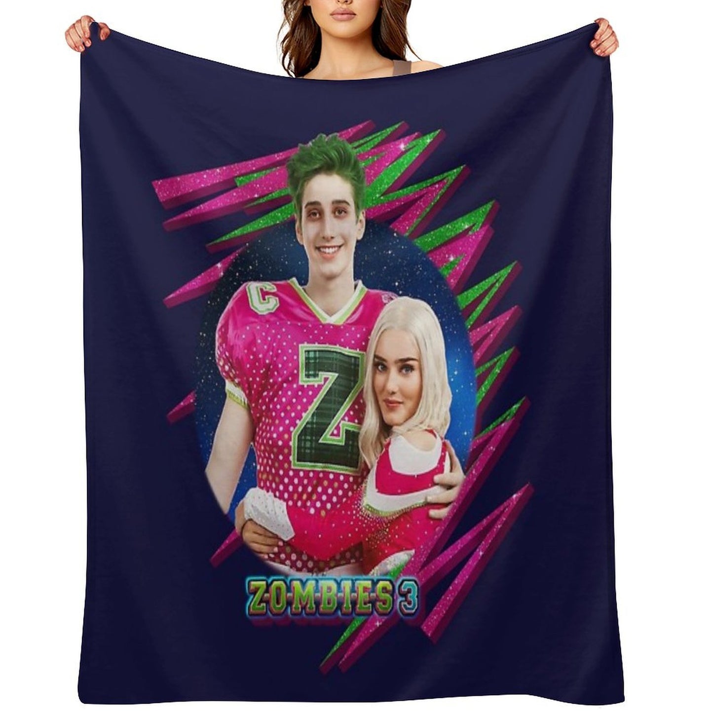 Zombies 3 - Zed And Addison Machine-washable Throw Blanket