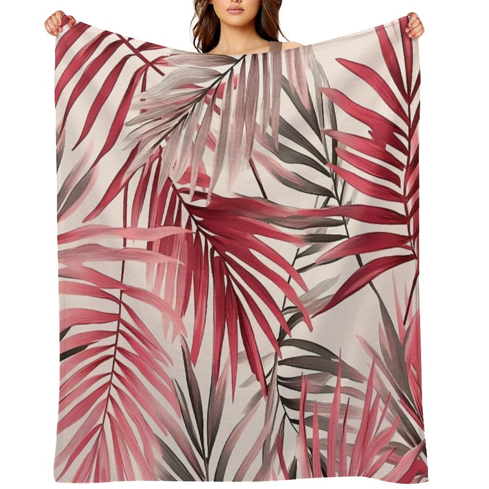 Fleur Fantasia Anti-pilling Throw Blanket