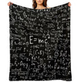 Physics Equations Comfort Throw Blanket