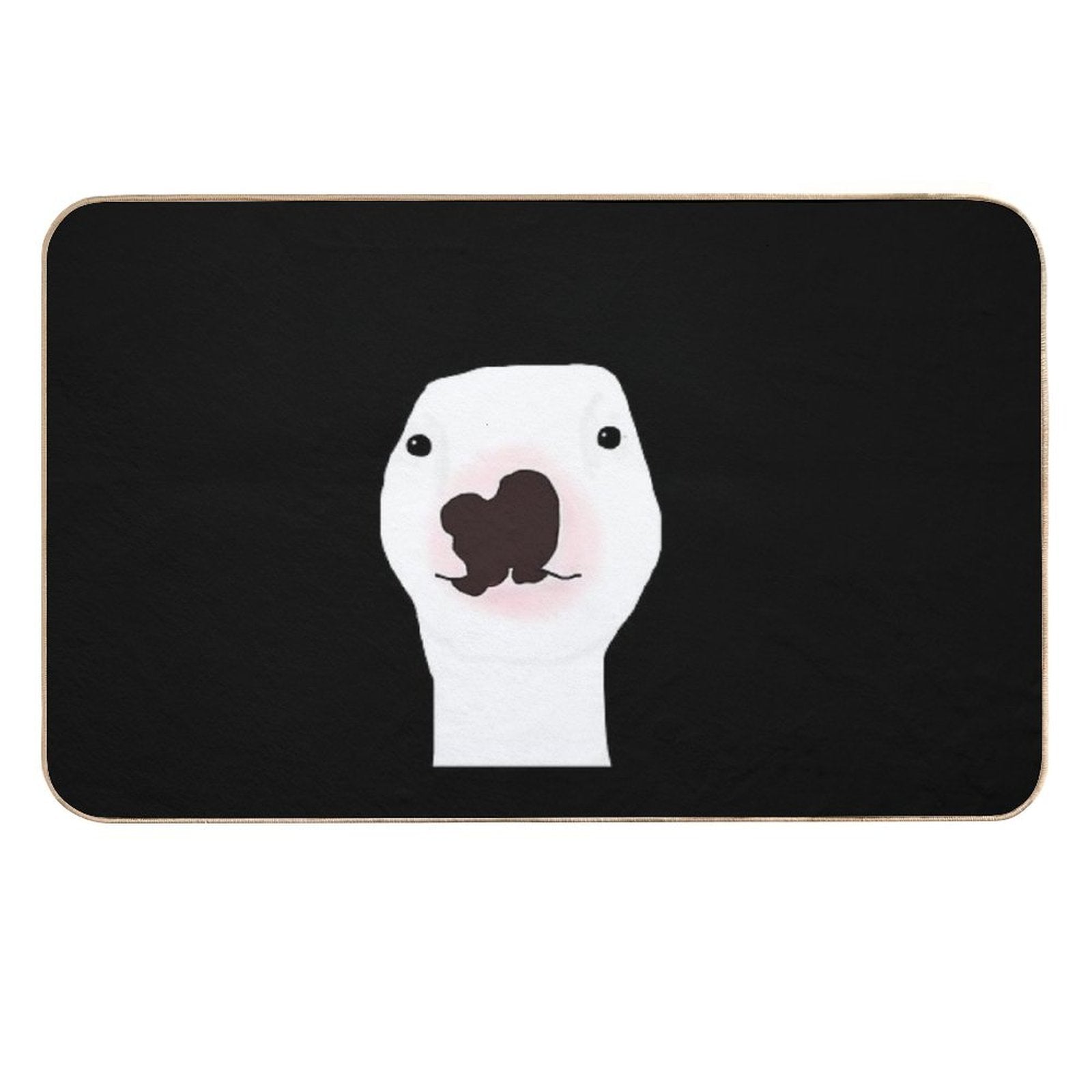 Walter The Bull Terrier  Repositionable Bath Mat