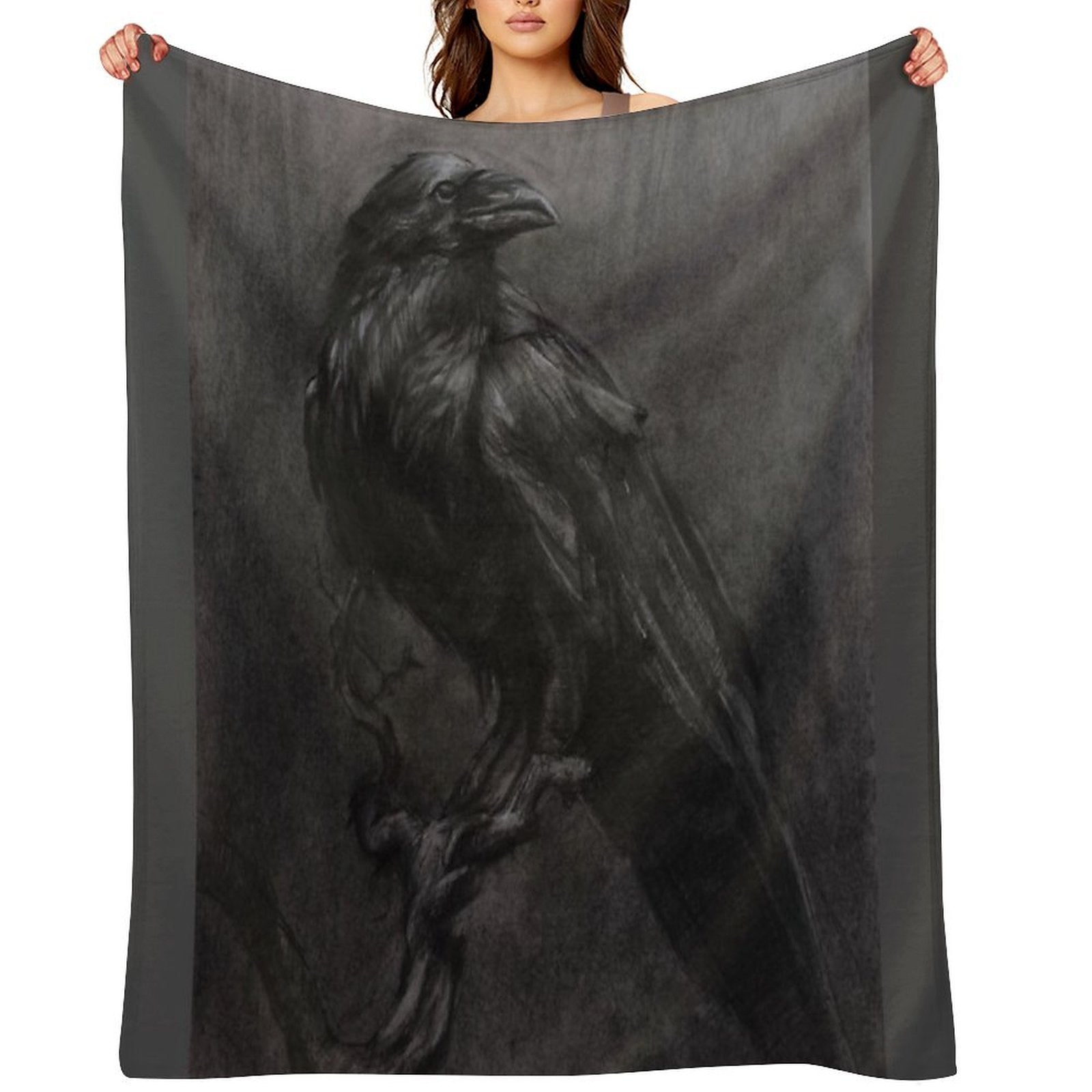 Raven Compact Throw Blanket