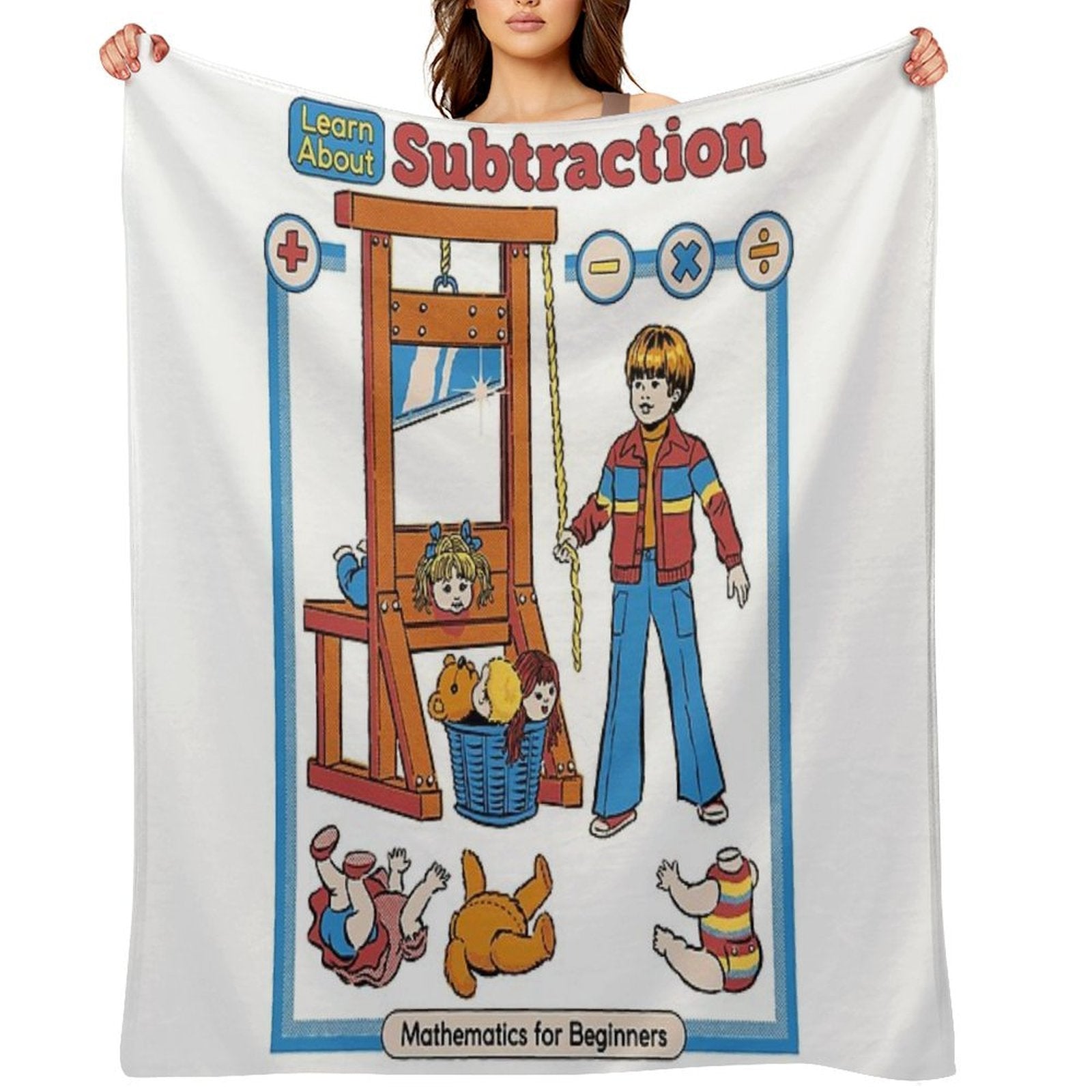 Learn About Subtraction All-season Throw Blanket