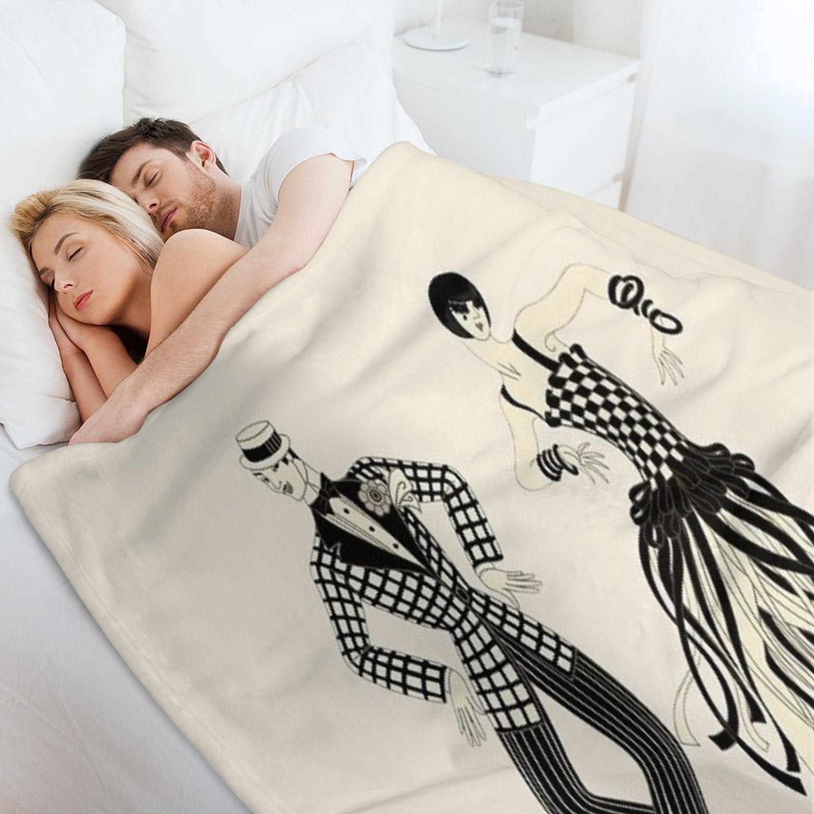 Erté - Charleston Couple All-season Throw Blanket