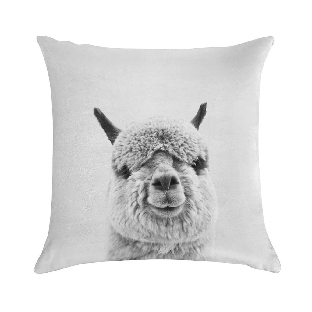 Alpaca Soft Washable Throw Pillow