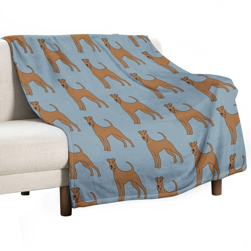 Irish Terrier Compact Throw Blanket