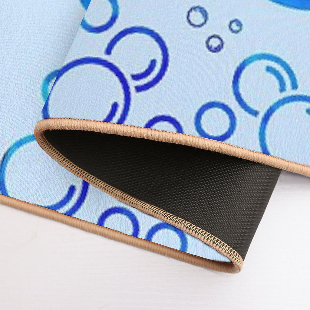 Bubble Blues  Anti-Trip Bath Mat