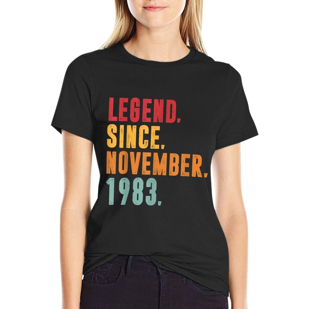 Legend Since November 1983 40 Years Old Gifts 40th Birthday  Lightweight T-Shirt