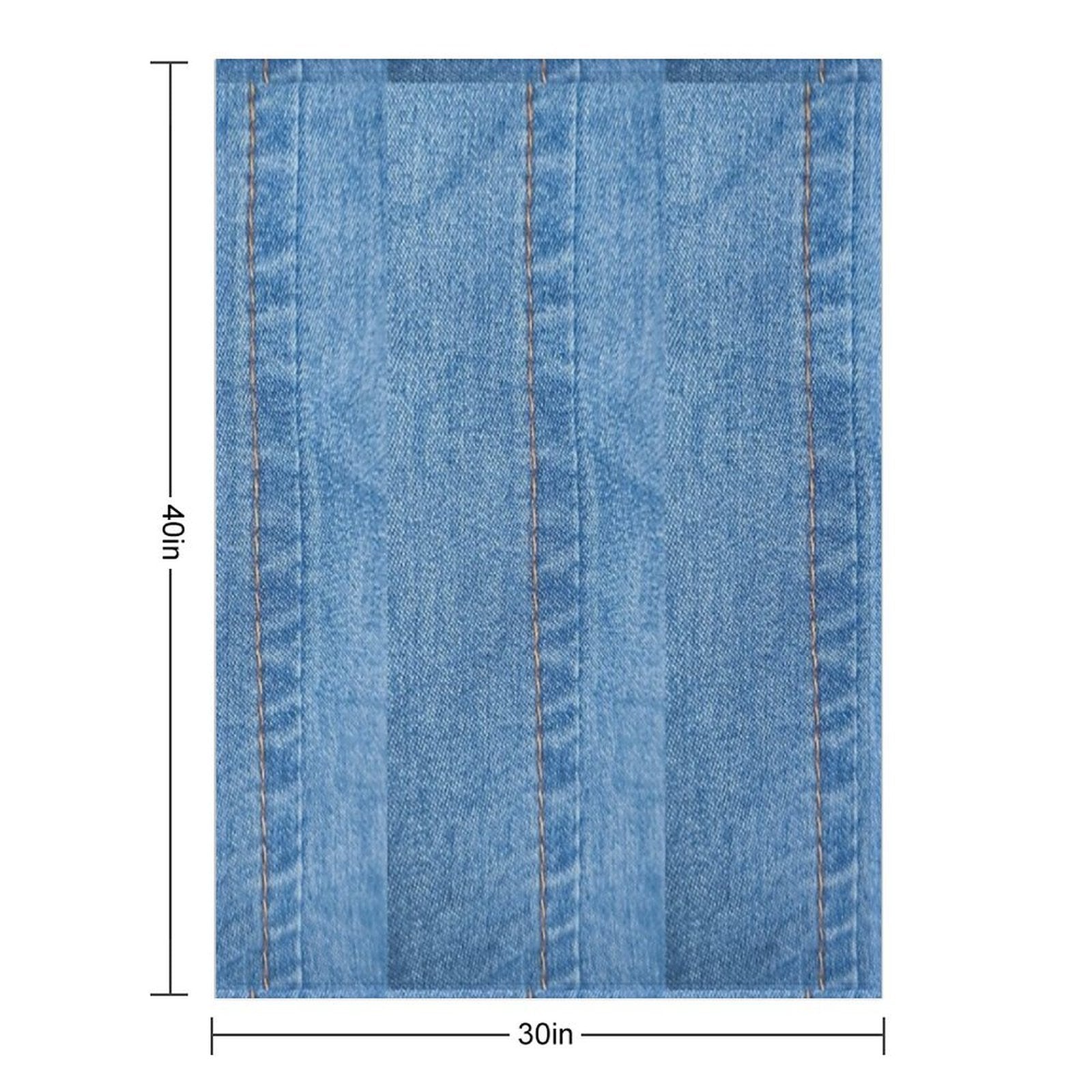 Denim Durable Throw Blanket