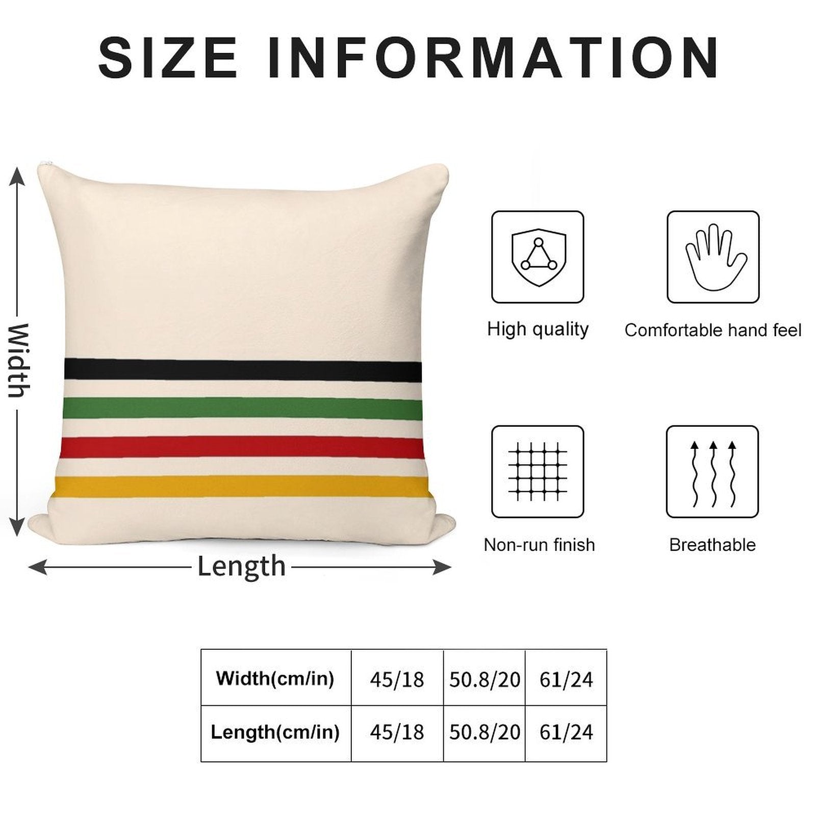 Trading Colors Soft Washable Throw Pillow