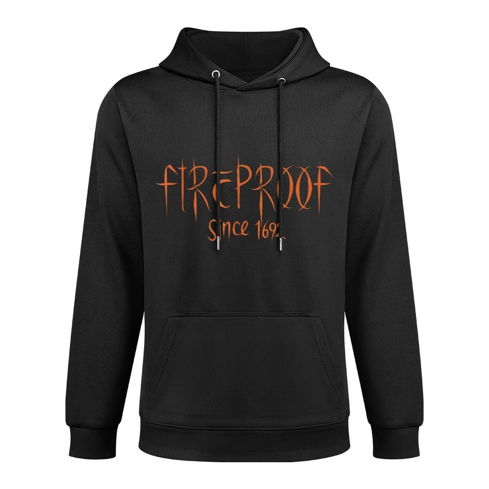 Fireproof Since 1692 Salem Witch Trials Funny Easy Halloween Durable Construction Hoodie