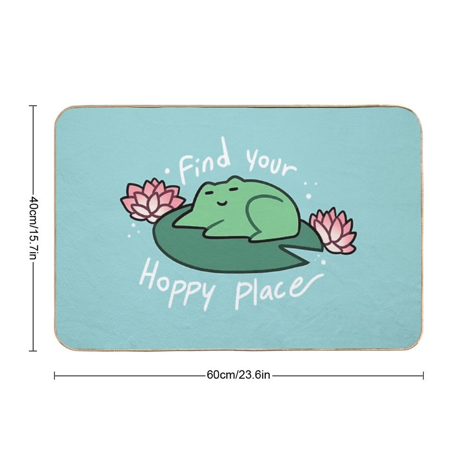 Find Your Hoppy Place  Toxin-Free Bath Mat