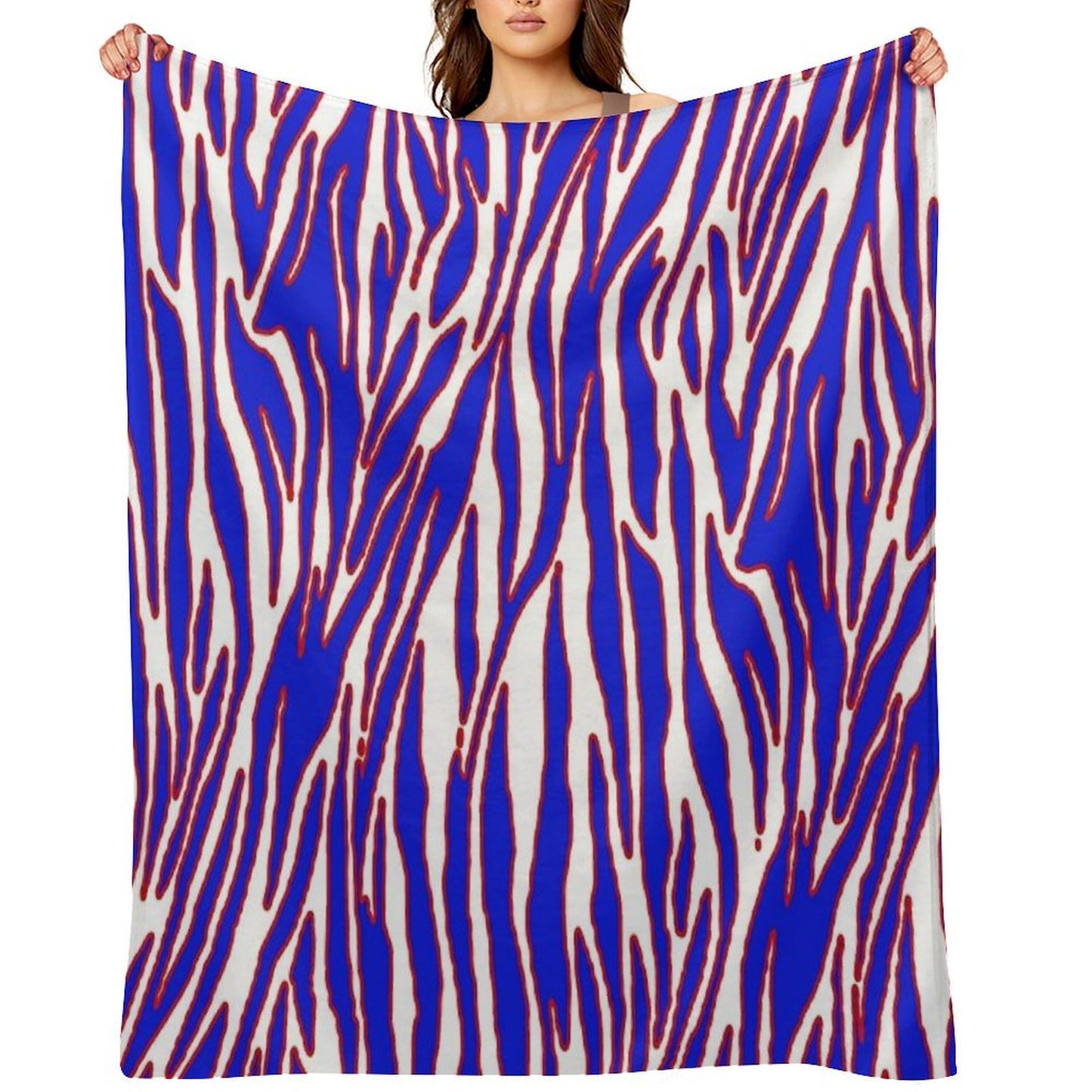 Zuba Print Pattern All-season Throw Blanket