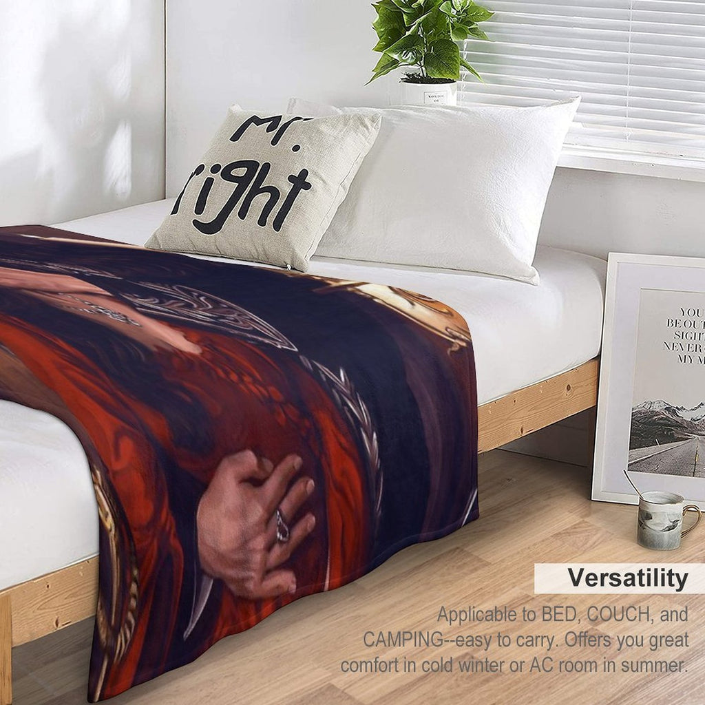 Dracula Plush Throw Blanket