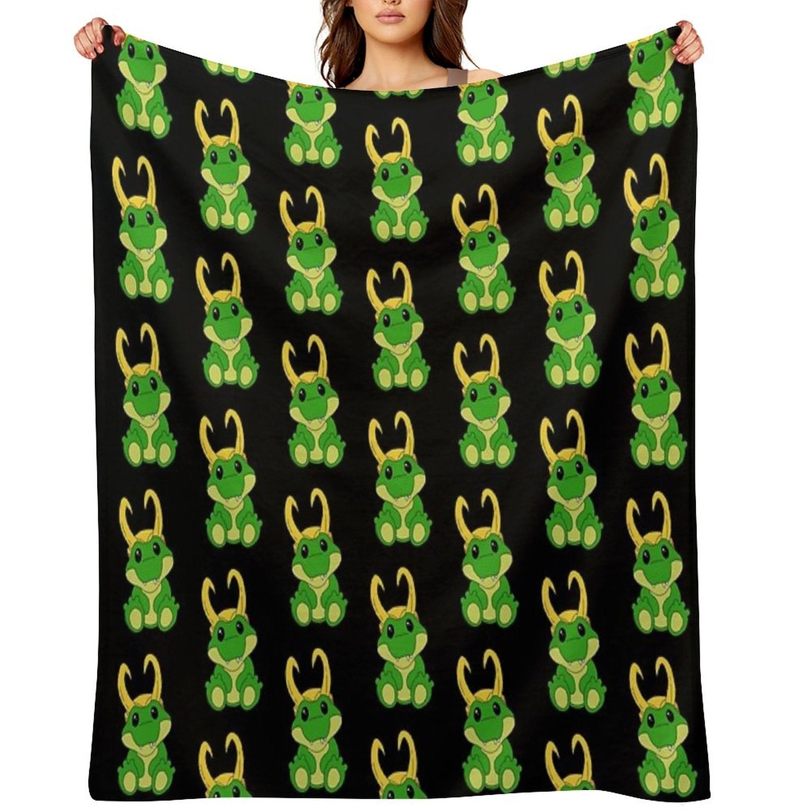 Alligator Loki Varient Durable Throw Blanket