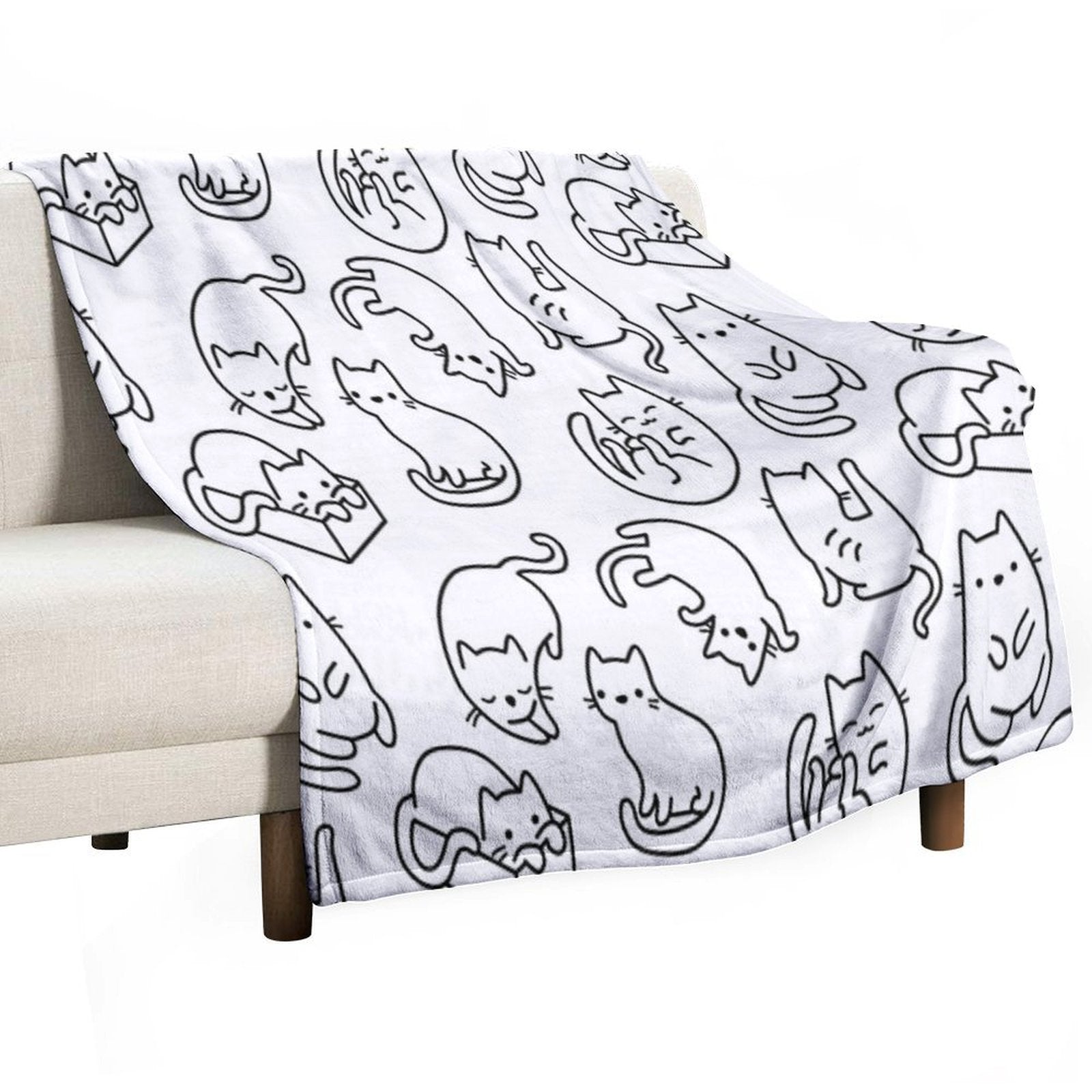 Cats Cats Cats Comfort Throw Blanket
