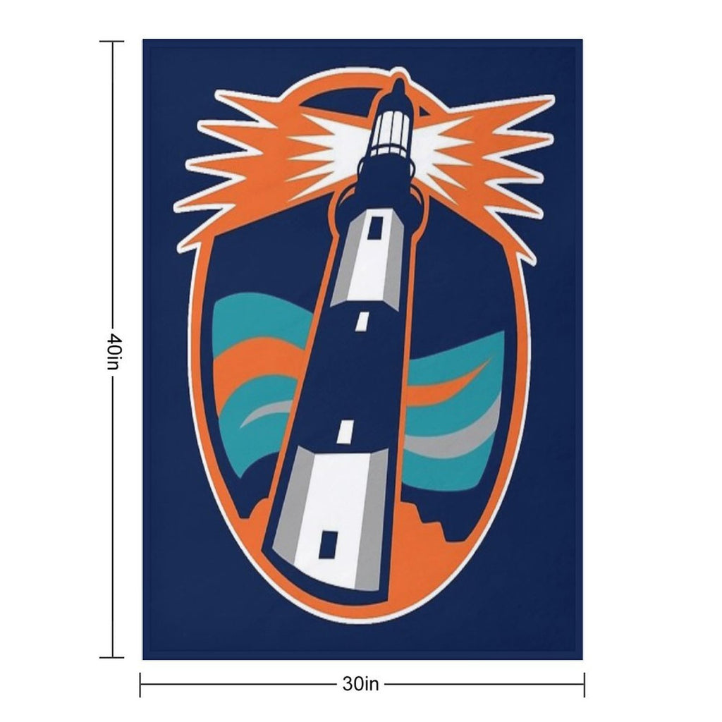 Islanders Lighthouse Reverse Retro Hockey Multi-functional Throw Blanket