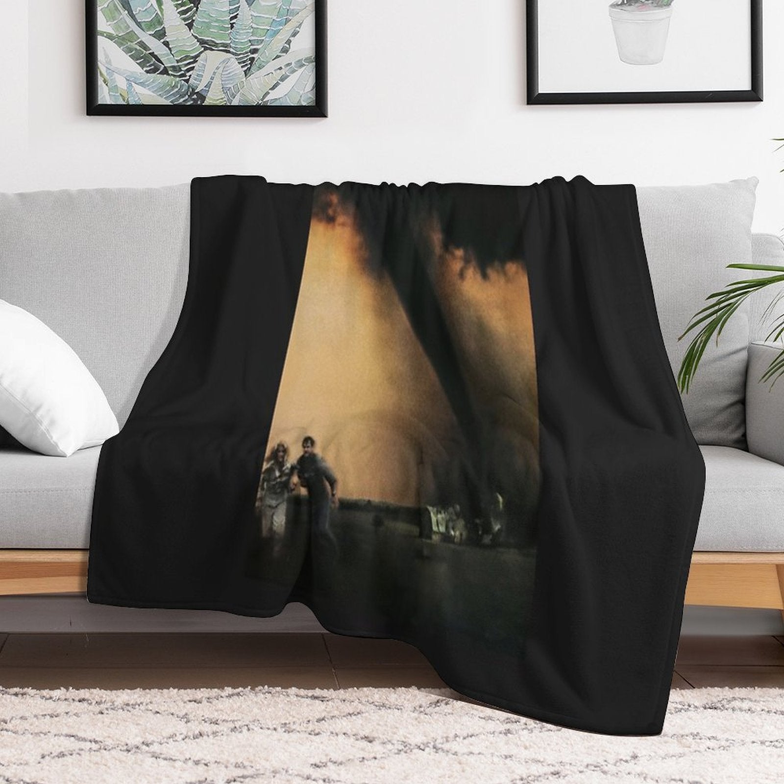 Mans Twister 1996 Movie Fashion Leisure Round Neck Wrinkle-free Throw Blanket