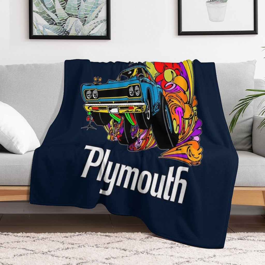 70's Muscle Car Comfort Throw Blanket