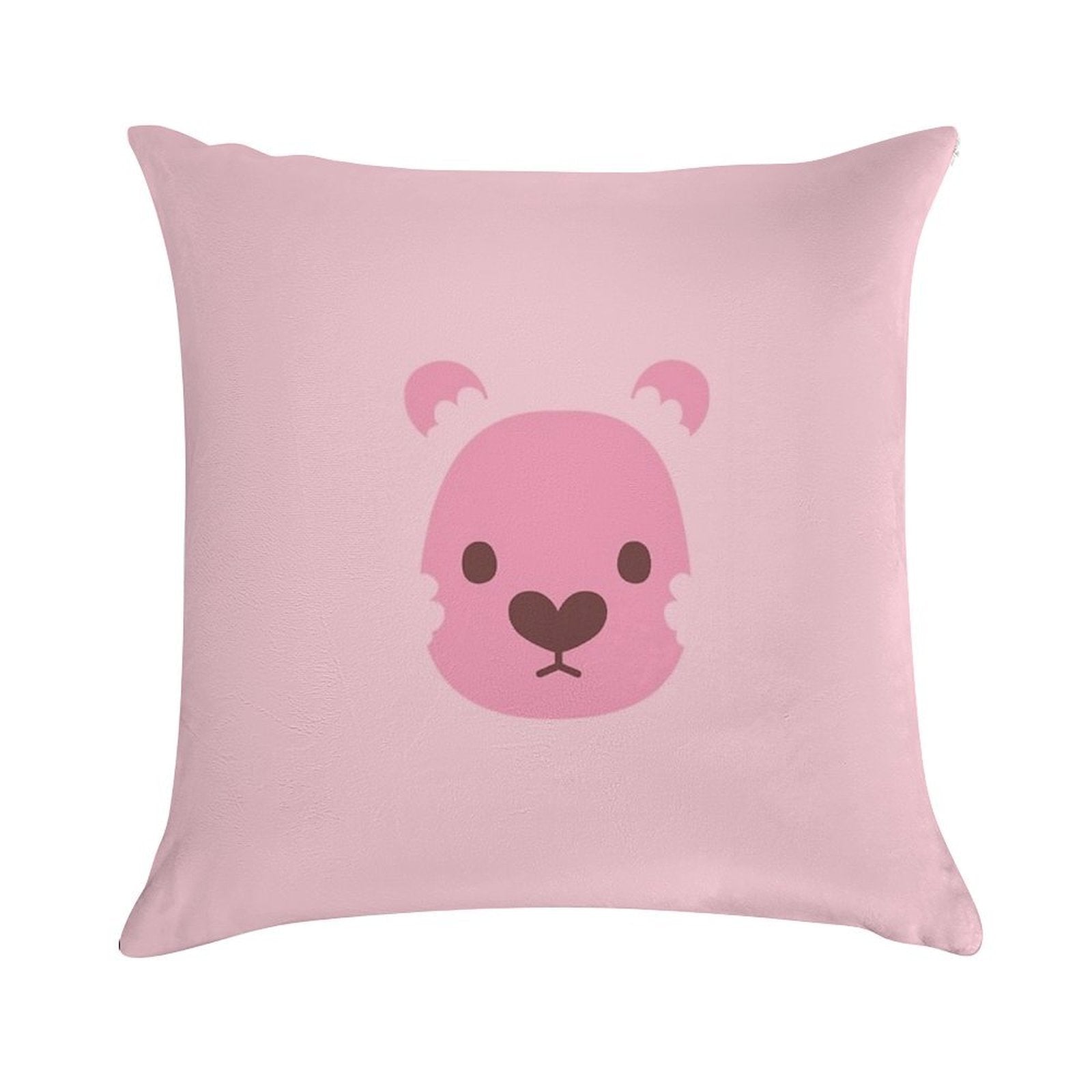 Lion! Soft Short Plush Fabric Throw Pillow