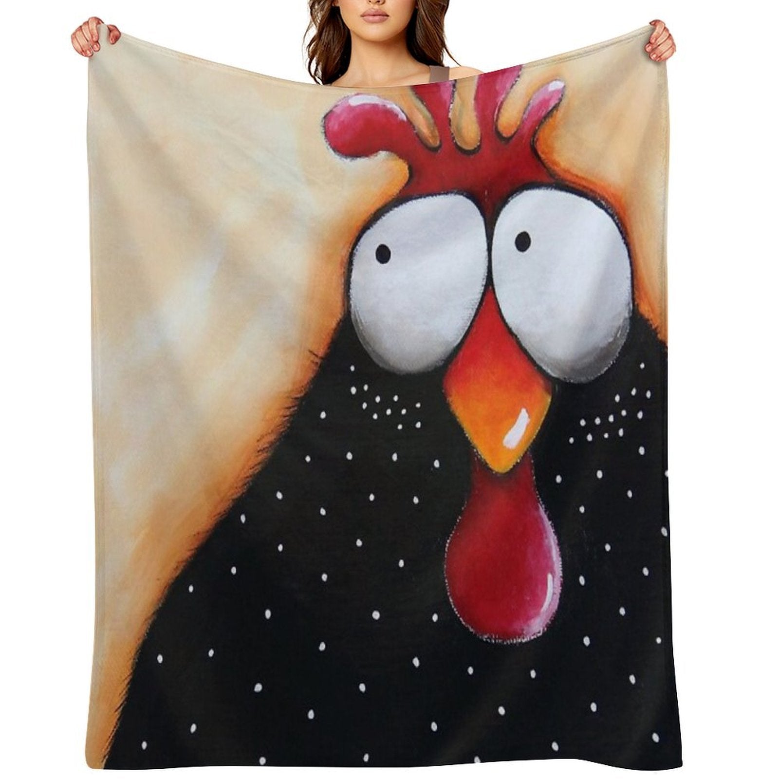 Chicken Soup Quick-dry Throw Blanket