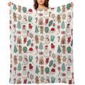 Christmas Cookies Durable Throw Blanket