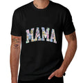 Mama Cute Vintage Easter Pattern  Wrinkle-resistant T-Shirt