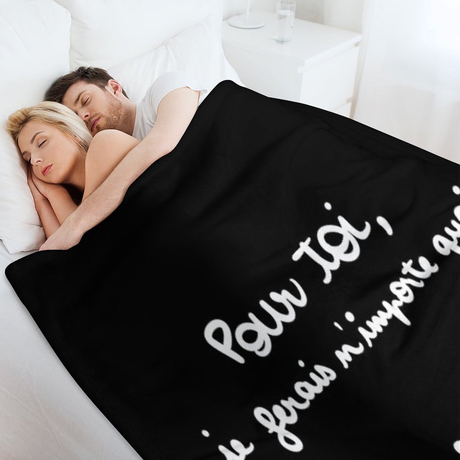 For You I Would Do Anything Kisses Comfort Throw Blanket