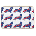 Buffalo Bills Corgi  Rapid-Drying Bath Mat